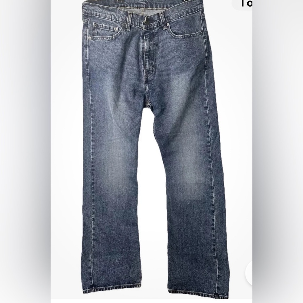 Levis 505 Regular Fit Mens Jeans Straight Leg Tag Size 33x32 Fits 32x29.5